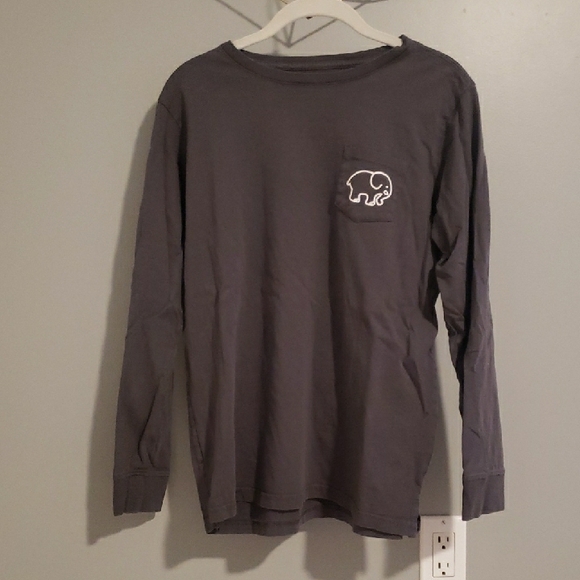 Ivory Ella Gray Long Sleeve Shirt - Picture 1 of 4